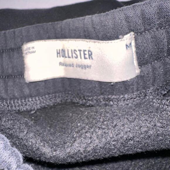 Hollister Relaxed Wide Leg Uncuffed Sweatpants Size Medium Super Comfy - Picture 4 of 4
